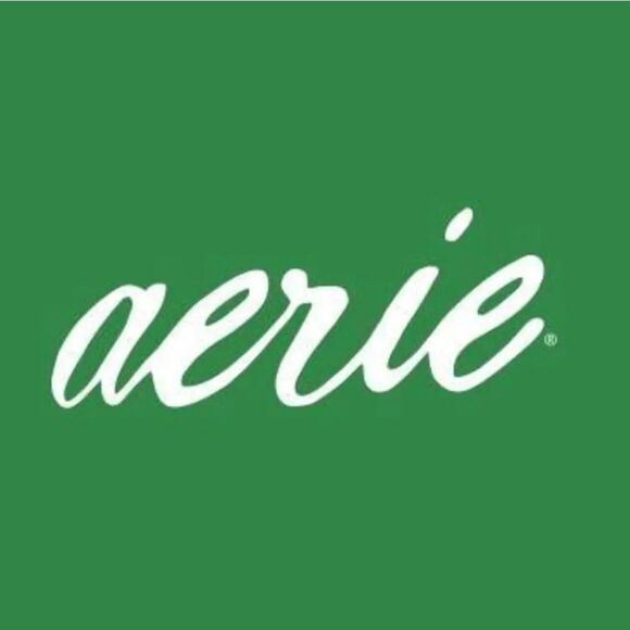 aerie Gold and Green Wavy Hoop Earrings - Picture 7 of 8